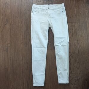Soho Skinny Ankle White Jeans